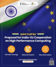 MeitY and EuroHPC are jointly calling for Proposals for India-EU cooperation on HPC. 